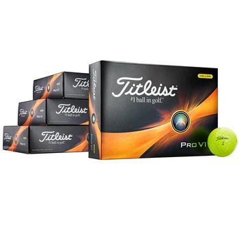 Titleist Pro V1 4 For 3 Golf Balls Personalised Yellow - 2024 - main image
