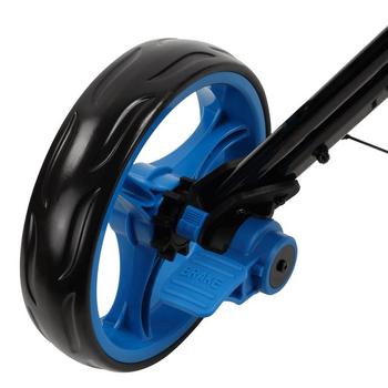 SkyMax Qwik Fold 3.0 3-Wheel Golf Push Cart - Black/Blue - main image
