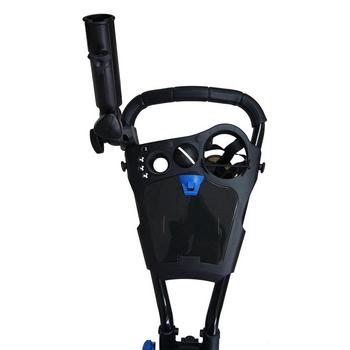 SkyMax Qwik Fold 3.0 3-Wheel Golf Push Cart - Black/Blue - main image