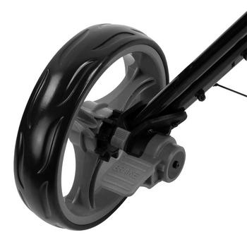 SkyMax Qwik Fold 3.0 3 Wheel Golf Push Cart - Black/Grey - main image