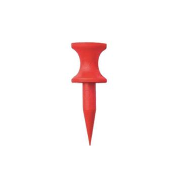 Longridge Pro Plastic Step Golf Tees - Red 12mm - main image