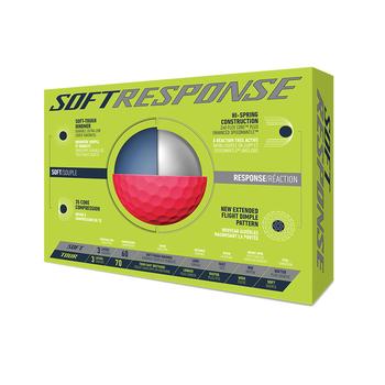 TaylorMade Soft Response Golf Balls - Red  - main image