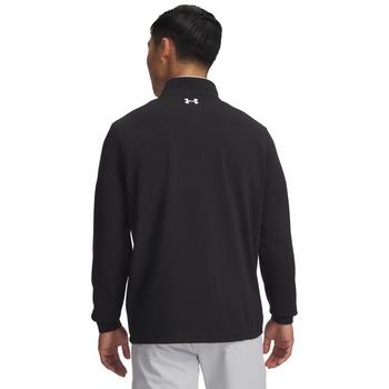 Under Armour UA Matchplay Golf 1/4 Zip Sweater - Black/White - main image