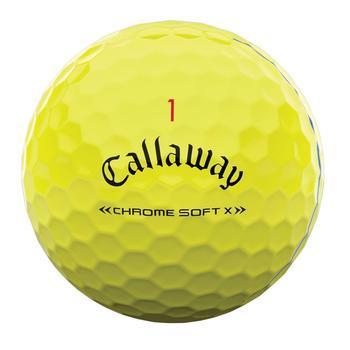 Callaway Chrome Soft X Triple Track Golf Balls - Yellow - main image