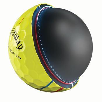 Callaway Chrome Soft X Triple Track Golf Balls - Yellow - main image