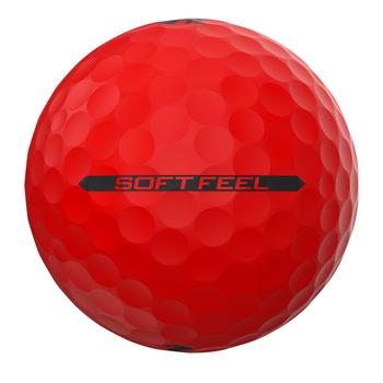 Srixon Soft Feel Brite Golf Balls - Red - main image
