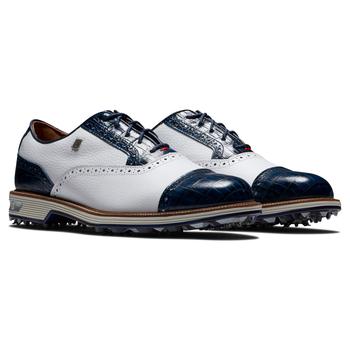 FootJoy Premiere Series Tarlow Mens Golf Shoes - White/Navy  - main image