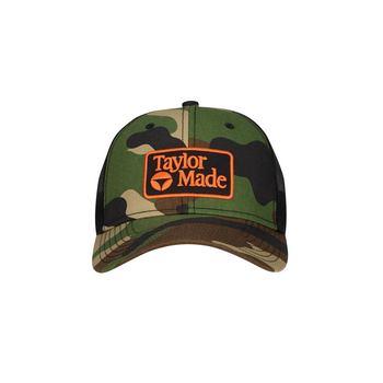 TaylorMade Radar Trucker Golf Hat Black Camo - main image