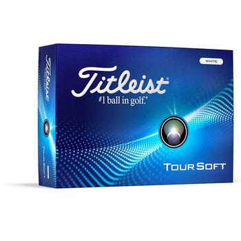 Titleist Tour Soft Golf Ball, Pack Of 12, White, Prior Generation