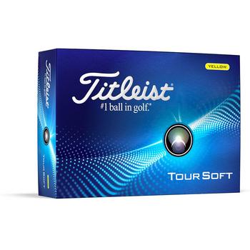 Titleist Tour Soft Golf Balls 2024 - Yellow - main image