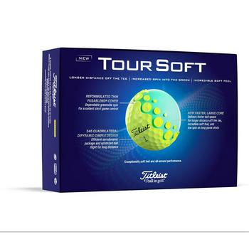 Titleist Tour Soft Golf Balls - Yellow - main image