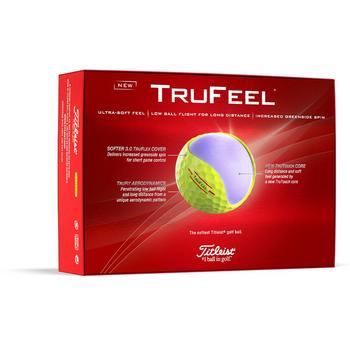 Titleist TruFeel Golf Balls 2024 - Yellow - main image