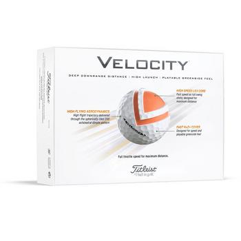 Velocity Golf Balls - White - main image