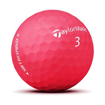 TaylorMade Soft Response Golf Balls - Red  - main image