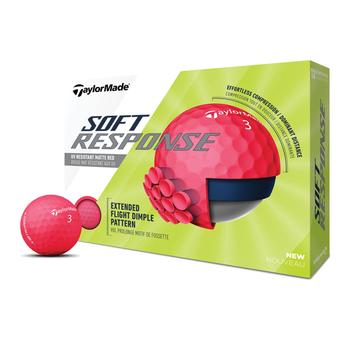 TaylorMade Soft Response Golf Balls - Red  - main image