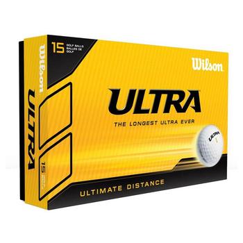 Gold Gear Direct - Wilson Ultra 15 Ball Pack - White