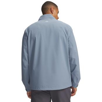Under Armour UA Drive Pro Waterproof Golf Rain Jacket - Blue Wind/White - main image