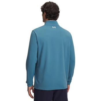 Under Armour UA Matchplay Golf 1/4 Zip Sweater - Boundless Blue/White - main image