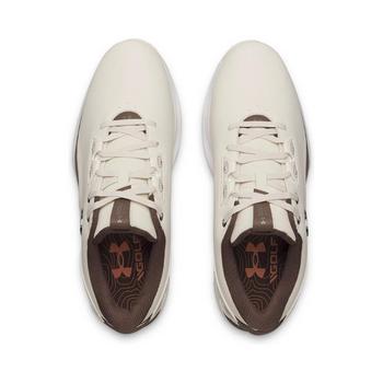 Under Armour UA Drive Fade 2 Spikeless Golf Shoes - Stone/Stone/Metallic Silver - main image