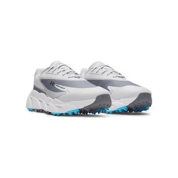 Under Armour UA Halo Hybrid Spikeless Golf Shoes - Halo Grey/Halo Grey/Metallic Black - main image