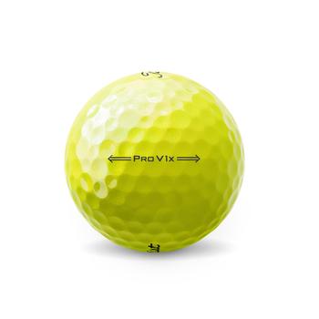 Titleist Pro V1x Yellow Golf Balls Dozen Pack - 2021