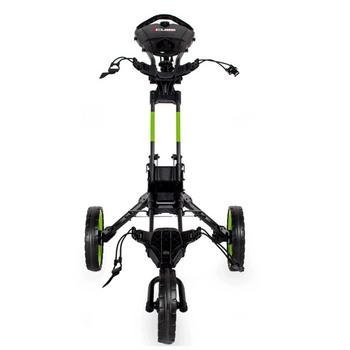 Wishbone Cube Three Golf Push Trolley - Charcoal/Lime - main image