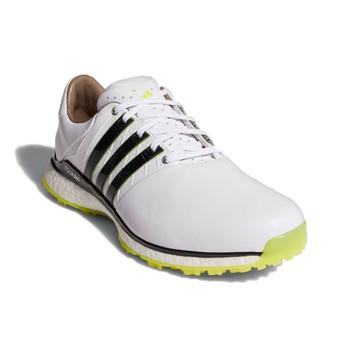 Adidas Tour 360 XT-SL Spikeless 2.0 Golf Shoes - White/Black/Yellow - main image