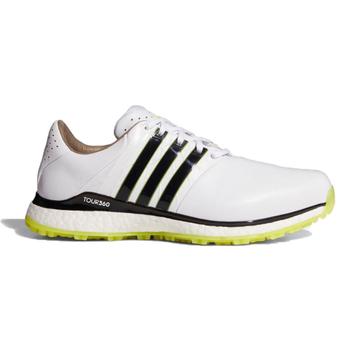 Adidas Tour 360 XT-SL Spikeless 2.0 Golf Shoes - White/Black/Yellow - main image