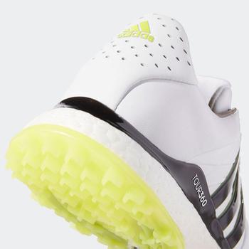 Adidas Tour 360 XT-SL Spikeless 2.0 Golf Shoes - White/Black/Yellow - main image