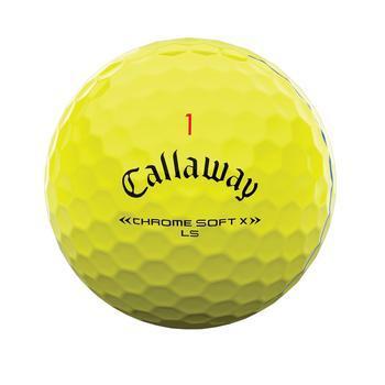 Callaway Chrome Soft X LS Triple Track Golf Balls - Yellow - main image