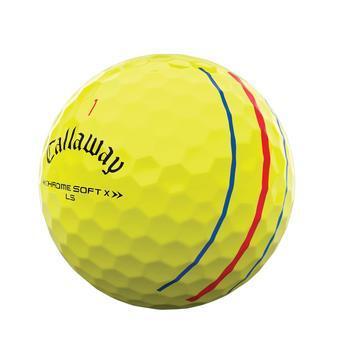 Callaway Chrome Soft X LS Triple Track Golf Balls - Yellow - main image