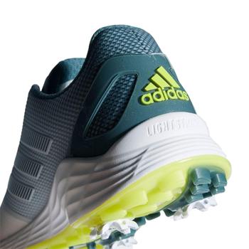 Adidas ZG21 Golf Shoes - White/Acid Yellow/Blue Oxide - main image