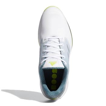 Adidas ZG21 Golf Shoes - White/Acid Yellow/Blue Oxide - main image
