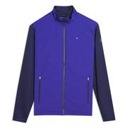 Oscar Jacobson Keith Pin Hybrid Golf Jacket - Blue