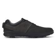 FootJoy Mens Contour BOA Golf Shoes - Black/Charcoal