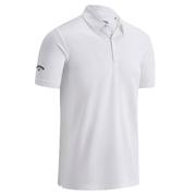 Callaway SS Solid Swing Tech Golf Polo Shirt - Bright White
