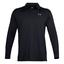 Under Armour Performance Long Sleeve Golf Polo - Black - thumbnail image 1