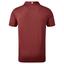 FootJoy Stretch Pique Solid Shirt - Athletic Maroon - thumbnail image 2