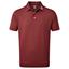 FootJoy Stretch Pique Solid Shirt - Athletic Maroon - thumbnail image 1