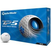 TaylorMade TP5 Golf Balls  - White