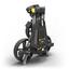 PowaKaddy DLX-Lite FF Push Cart Golf Trolley - Gunmetal/Yellow