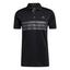 adidas Core Golf Polo Shirt - Black/Grey Five - thumbnail image 1