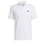 adidas Ultimate 365 Solid Golf Polo Shirt - White - thumbnail image 1