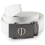 Oscar Jacobson Leather Golf Belt - White