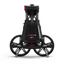 PowaKaddy DLX-Lite FF Push Cart Golf Trolley - Gunmetal/Red