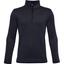 Under Armour Boys Sweaterfleece 1/2 Zip Golf Top - Black - thumbnail image 1