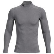 Under Armour ColdGear Armour Fitted Golf Base Layer Mock - Grey