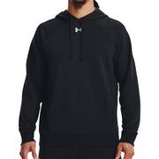 Under Armour UA Rival Golf Fleece Hoodie - Black/White