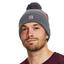 Under Armour Halftime Pom Golf Beanie Hat - Pitch Grey/Dark Maroon - thumbnail image 3