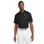 Nike Dri-Fit Victory Solid Polo Shirt - Black/White - thumbnail image 1